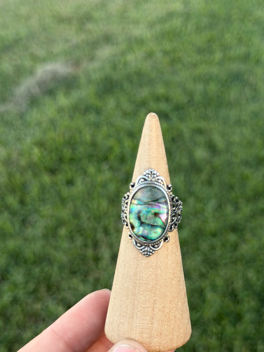 Abalone Shell Ring