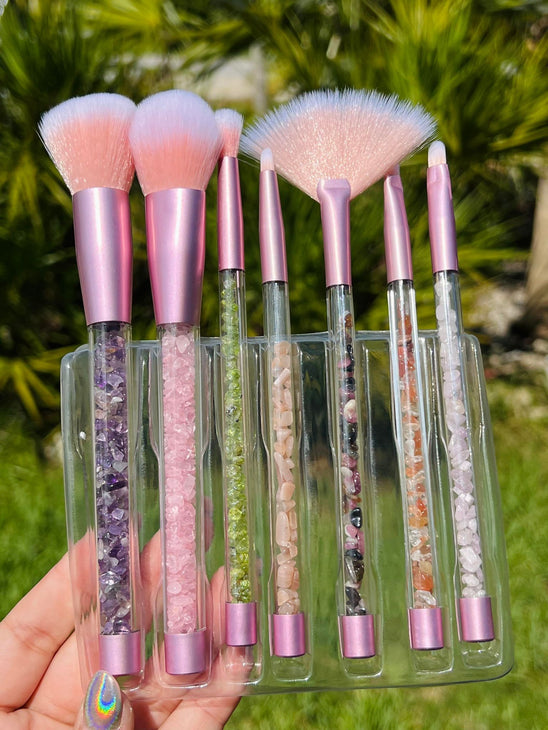 Crystal Makeup Brush Set