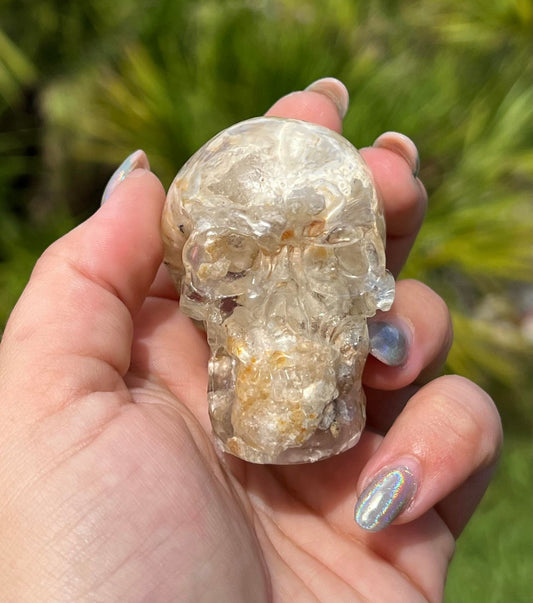 Moonstone skull
