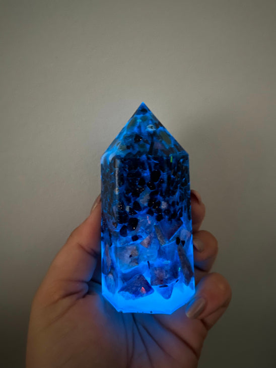 Glow in the Dark Crystal Tower