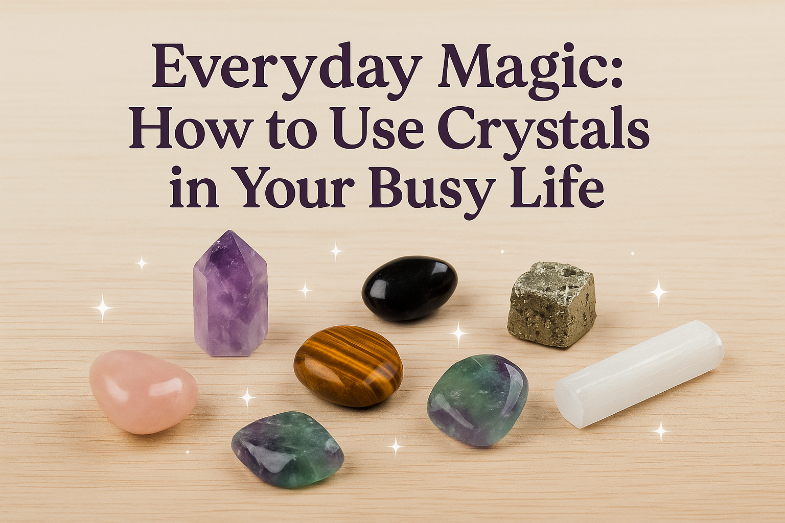 Everyday Magic: How to Use Crystals in Your Busy Life – Third Eye Aura