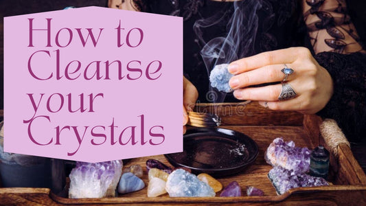 How to Cleanse/Clear your Crystals energy!