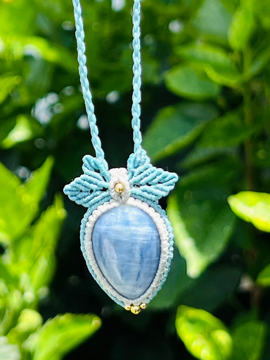 Voice of Peace Blue Kyanite Necklace