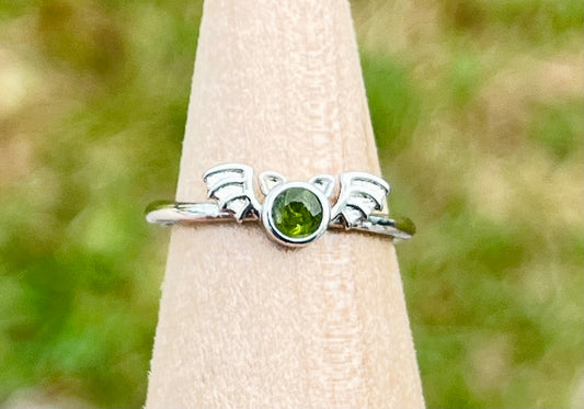 Peridot Bat Ring