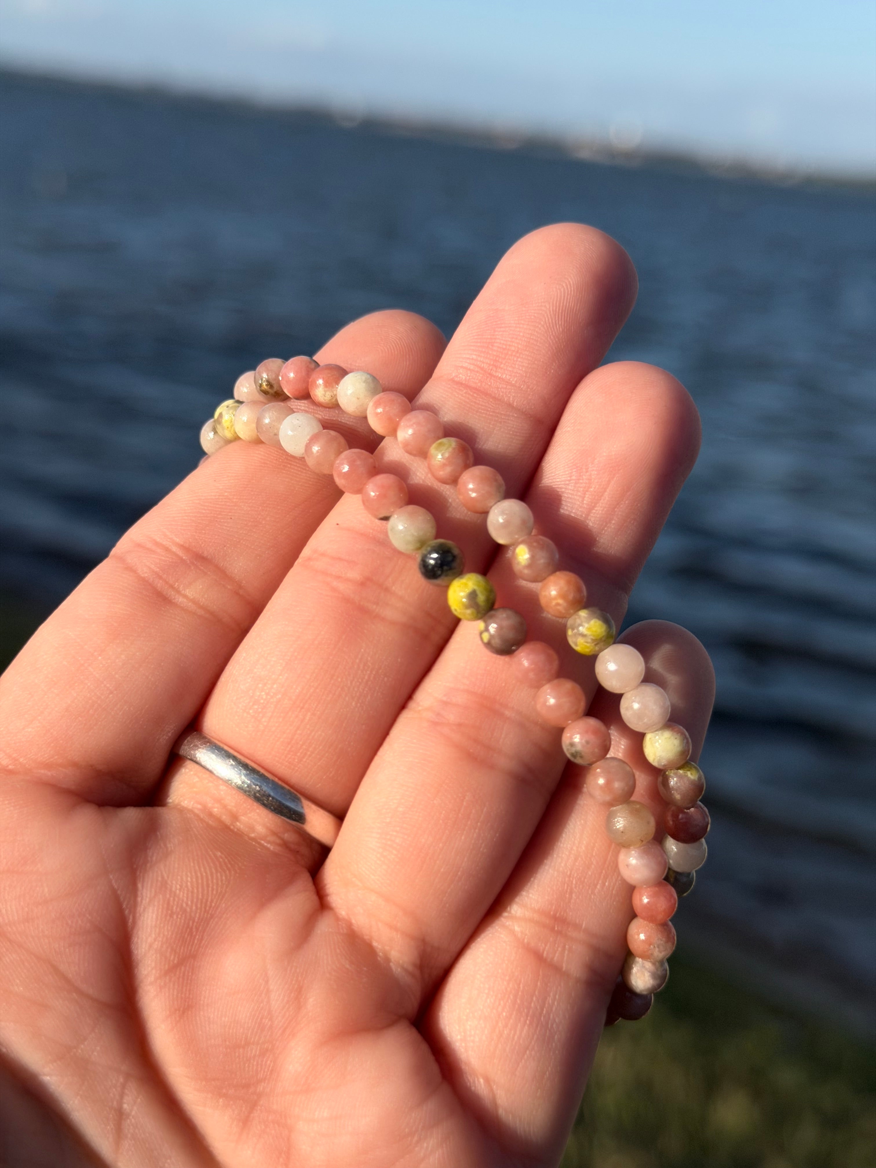 Natural Plum Jasper Bracelet