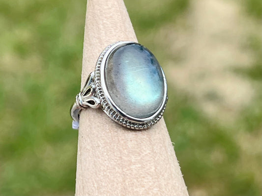 Labradorite Sterling Ring