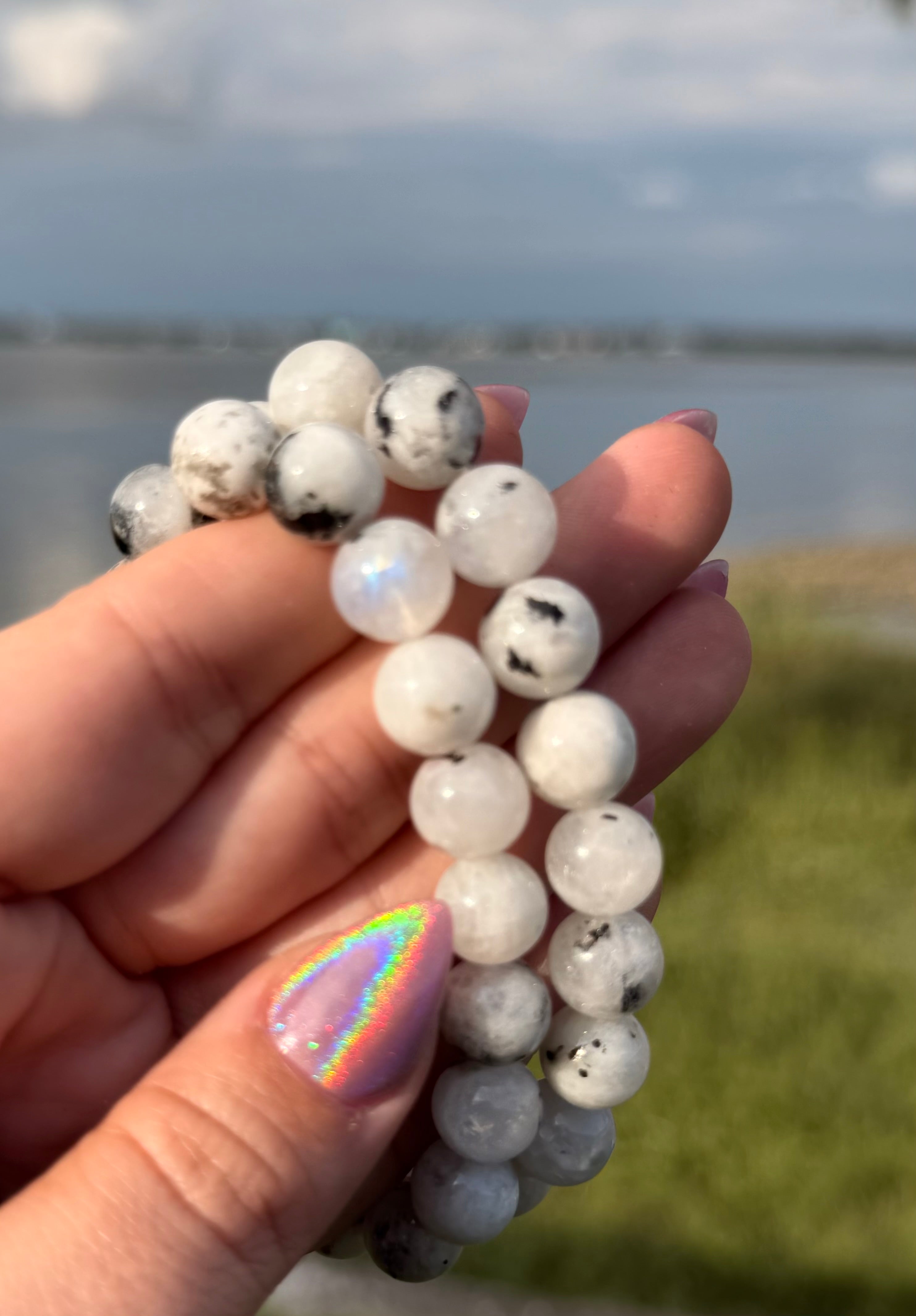 Rainbow Moonstone Bracelet ✨