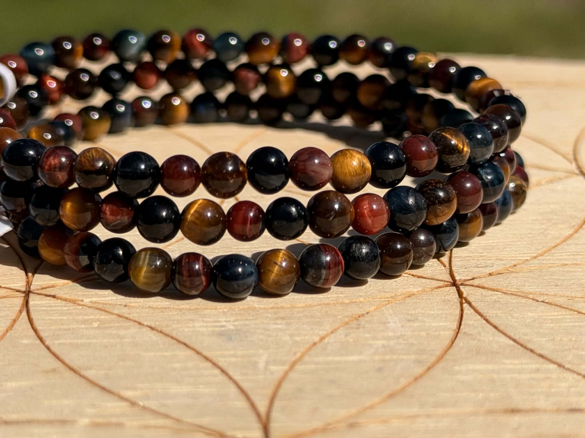 🐅 Triple Tiger’s Eye Strength & Protection