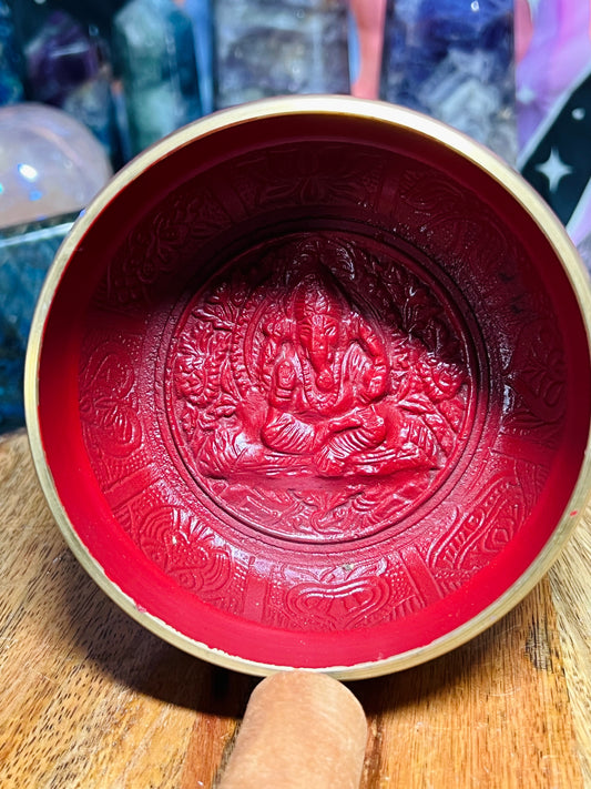 Ganesha Red Healing Sound Bowl