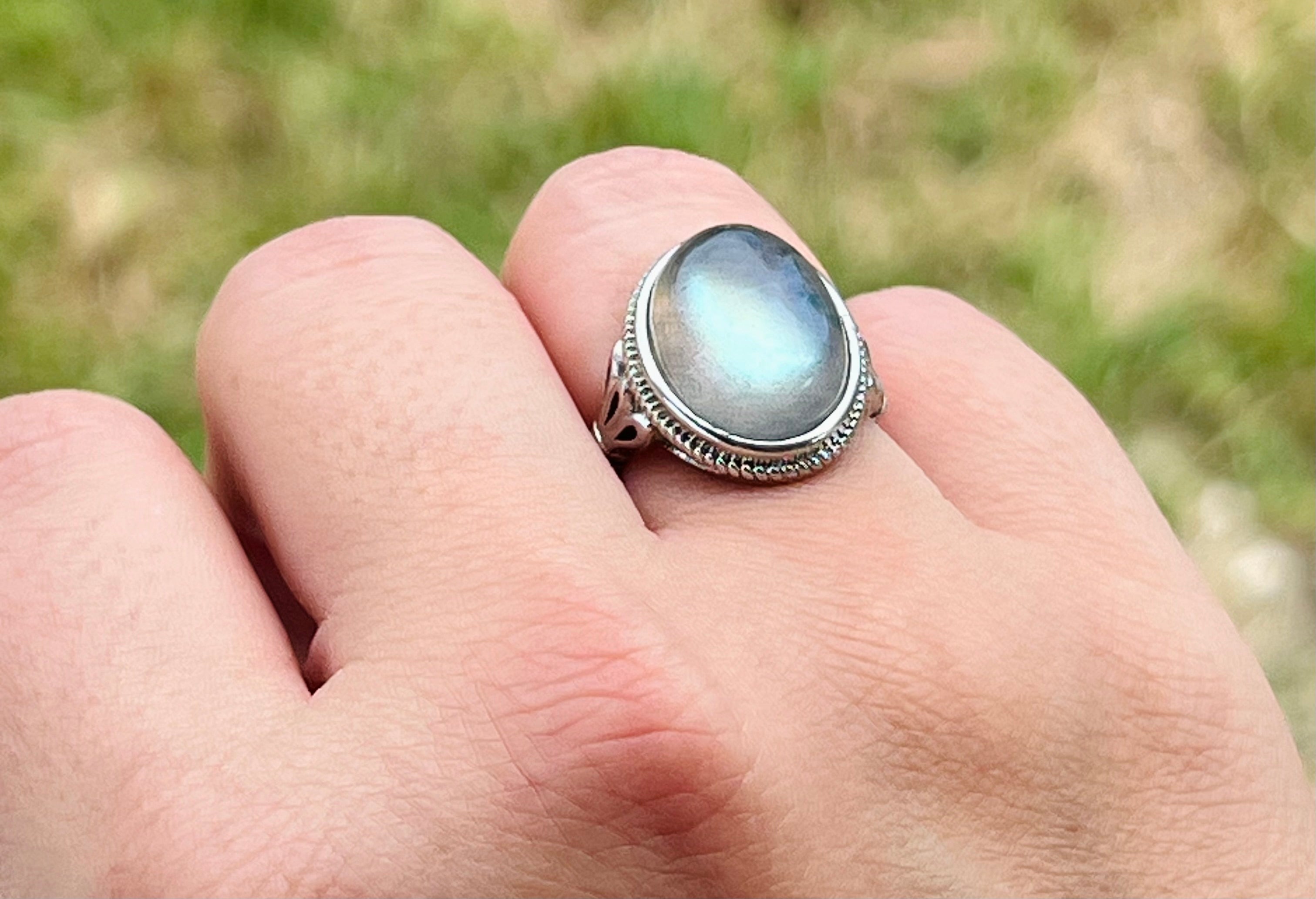 Labradorite Sterling Ring