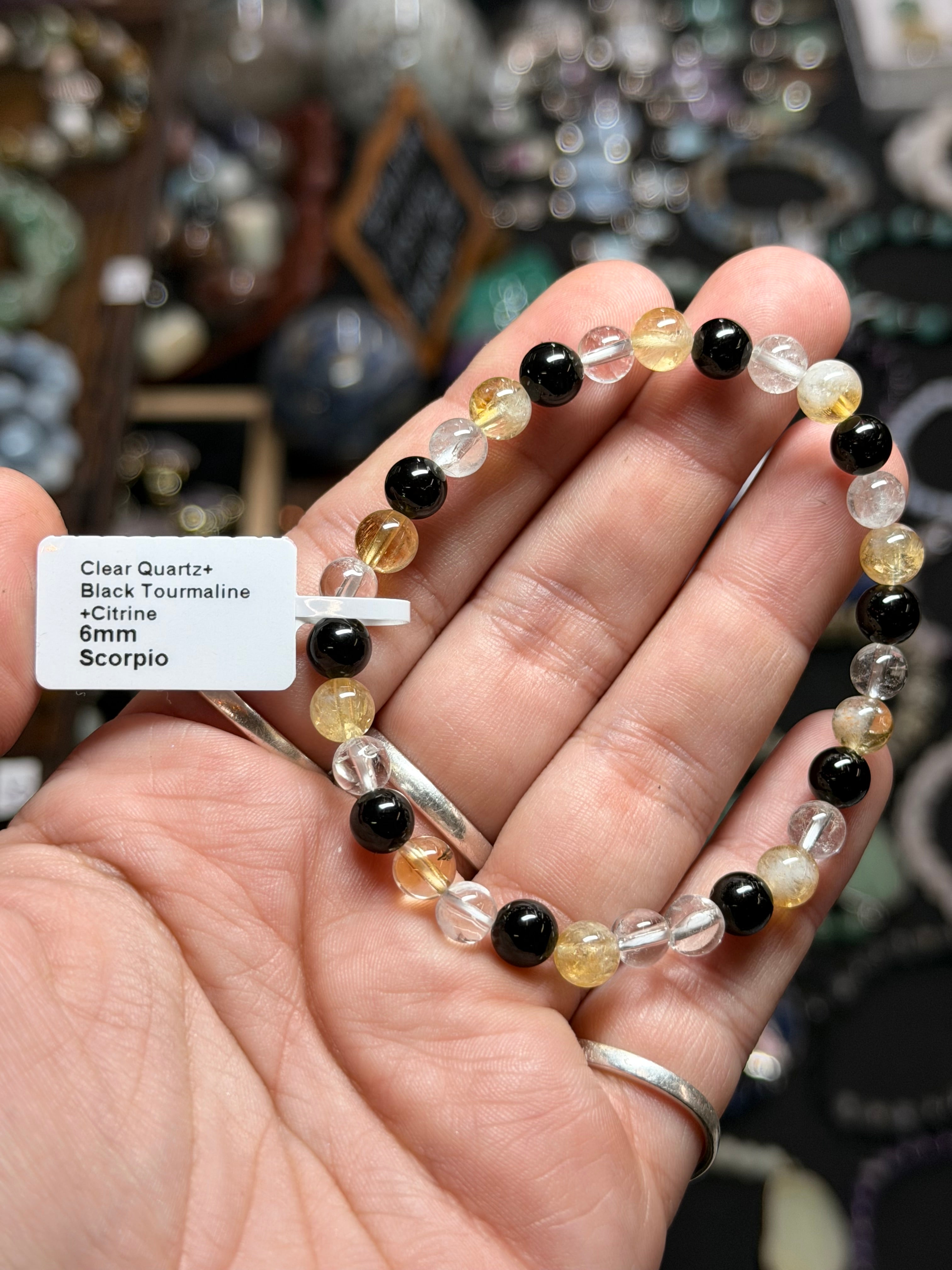 ♏ Scorpio Zodiac Crystal Bracelet
