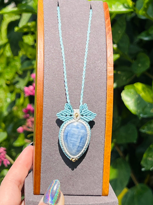Voice of Peace Blue Kyanite Necklace