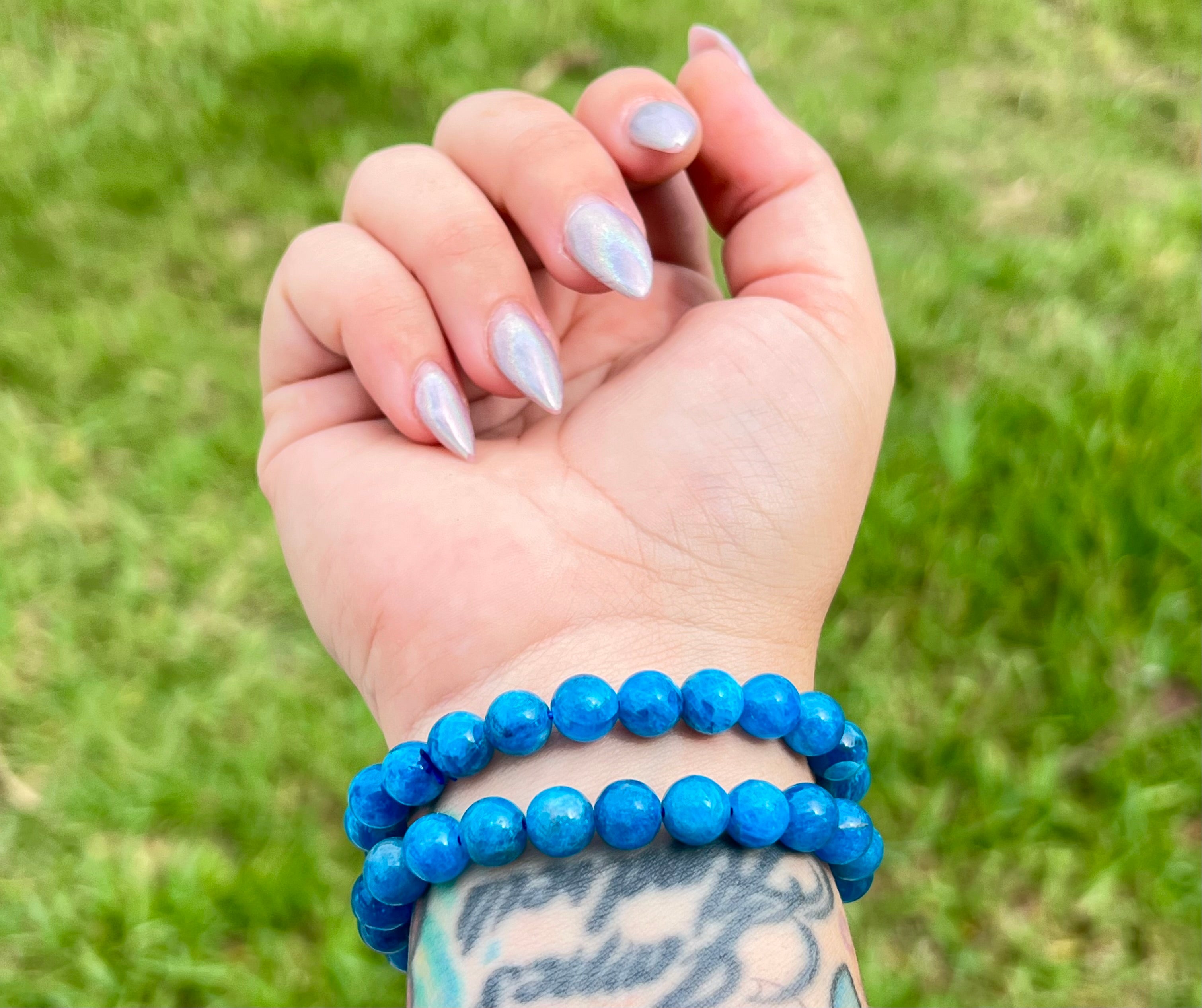 Blue Apatite Bracelet