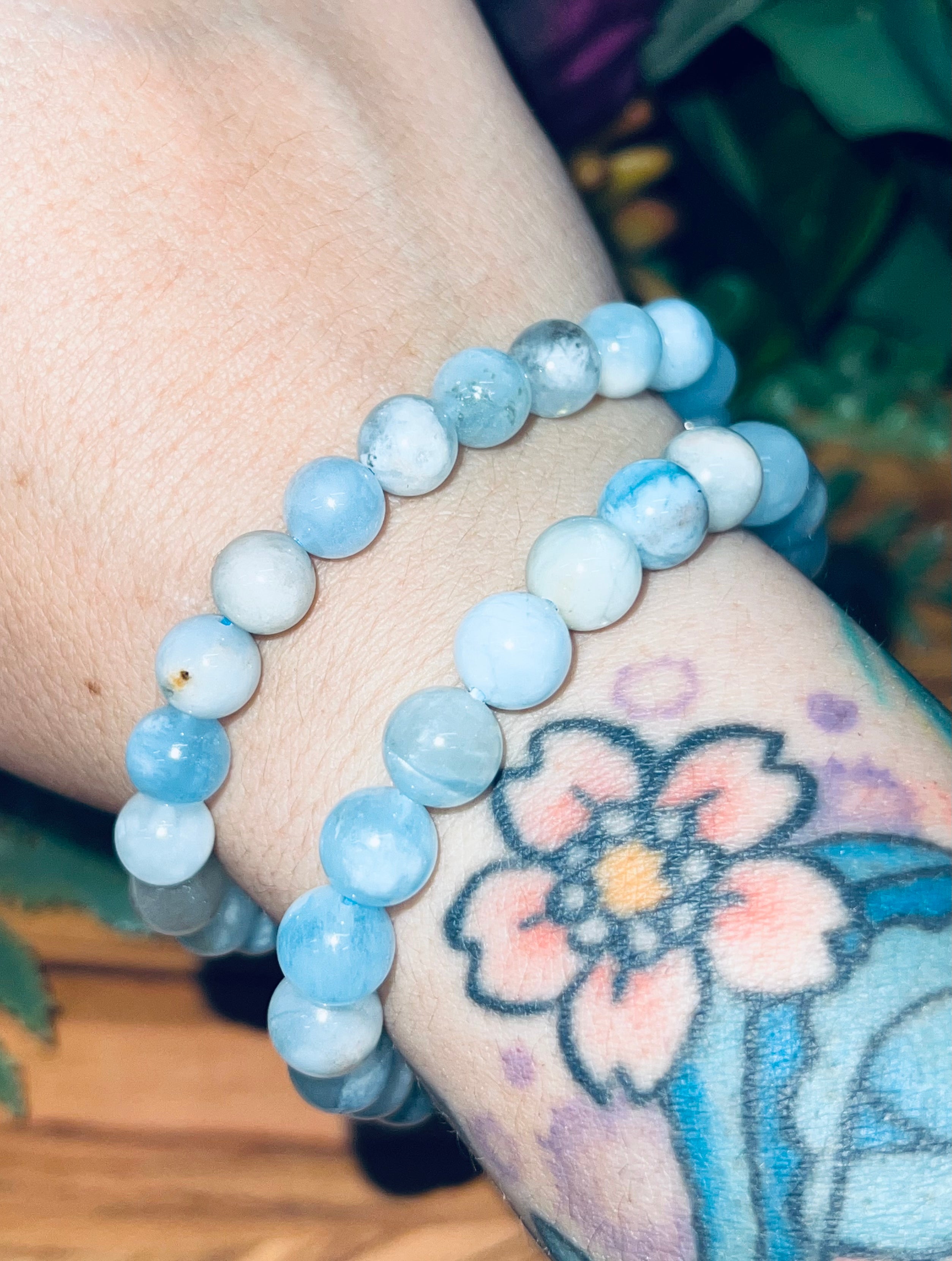 Aquamarine bracelet