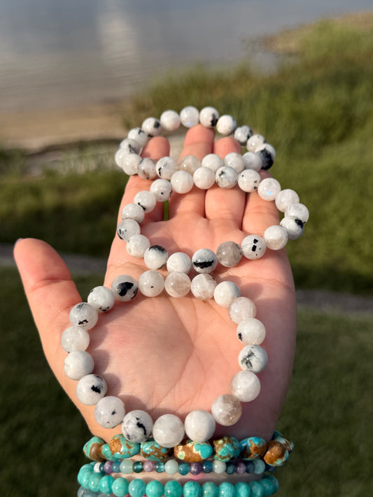 Rainbow Moonstone Bracelet ✨
