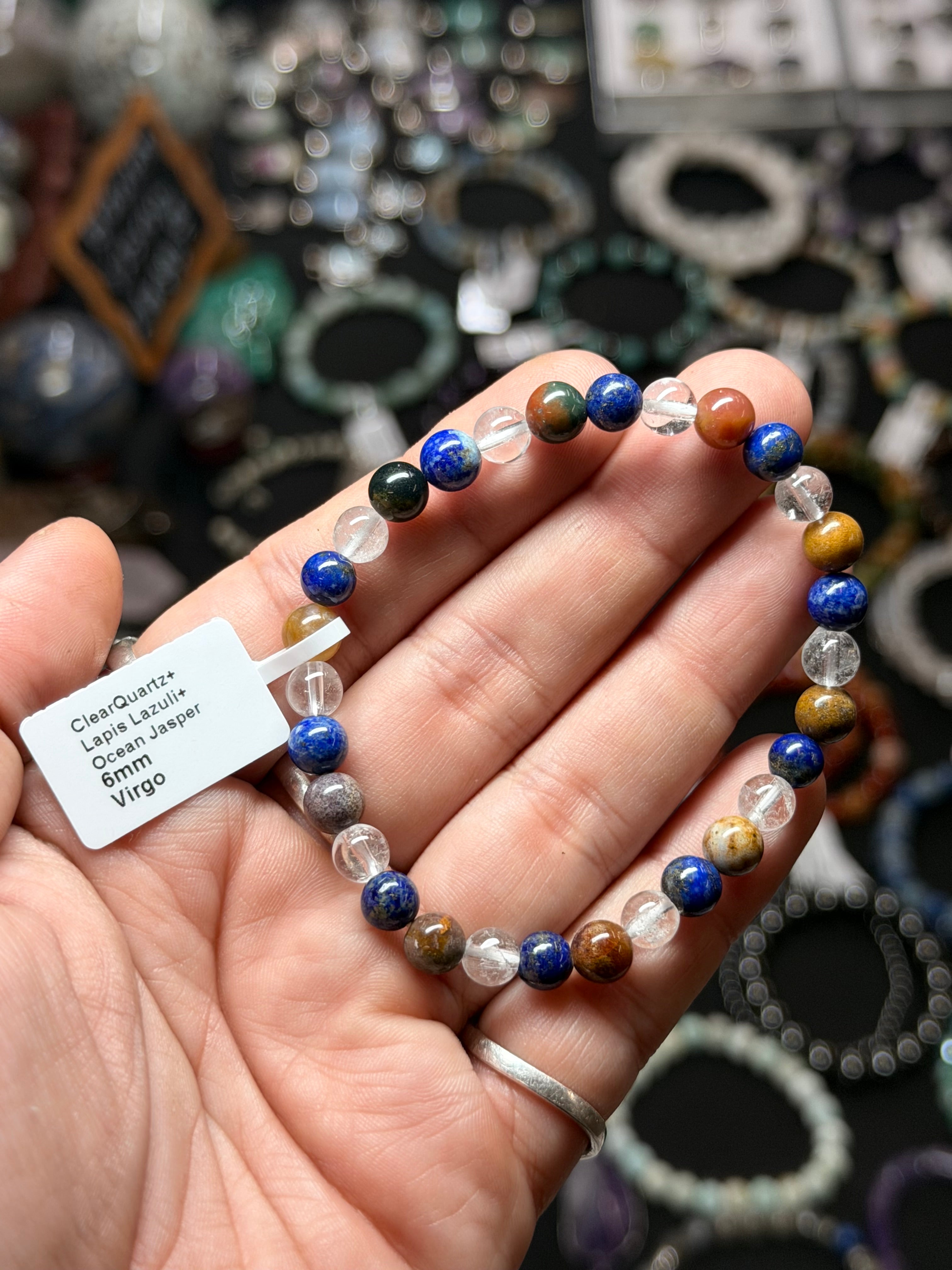 ♍ Virgo Zodiac Crystal Bracelet