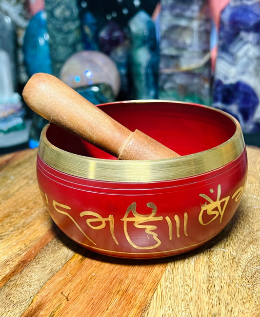 Ganesha Red Healing Sound Bowl