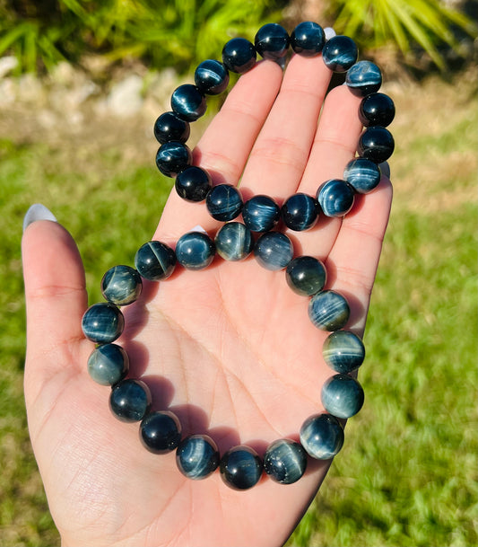 Blue Tiger Eye Bracelet