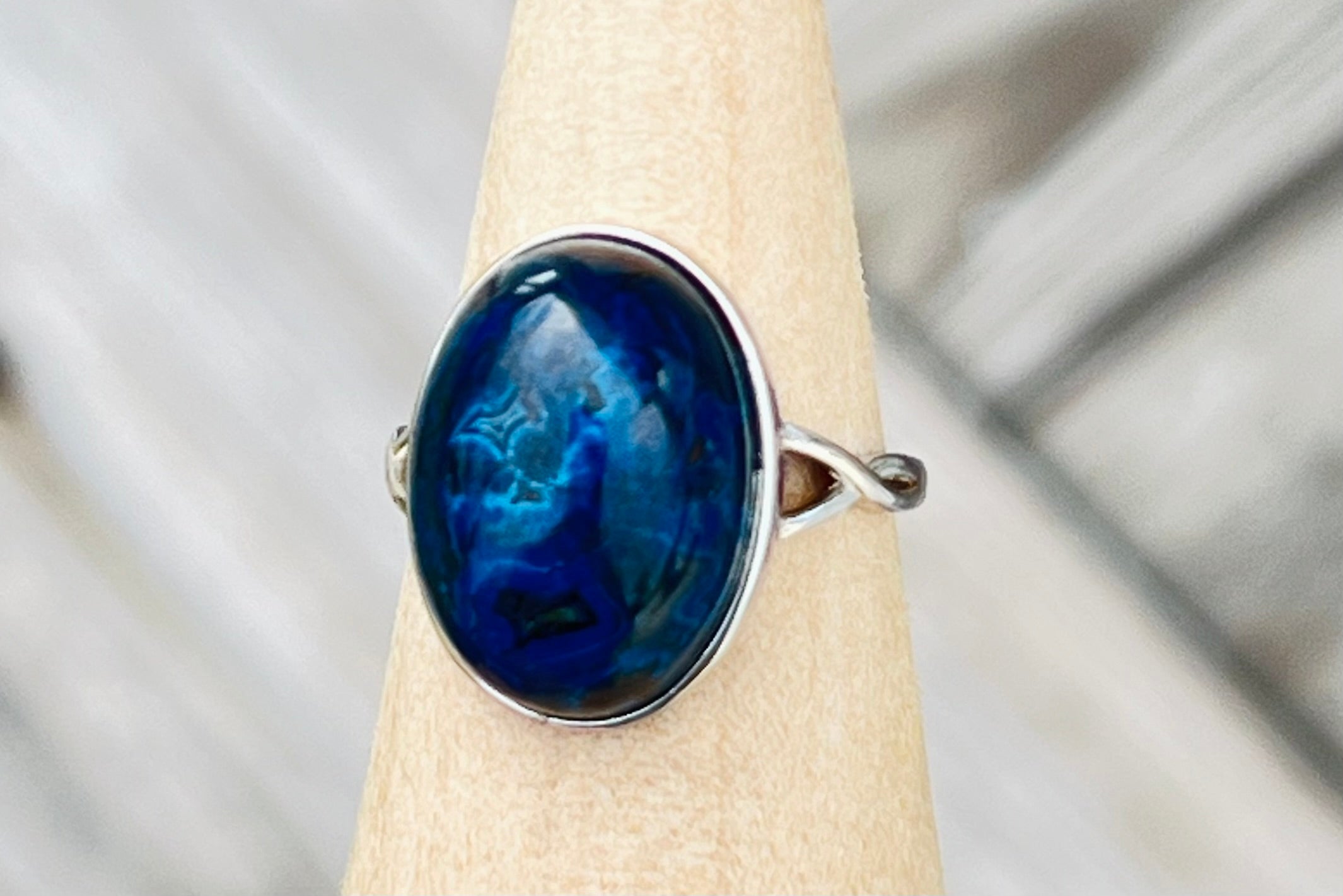 Azurite Sterling Ring