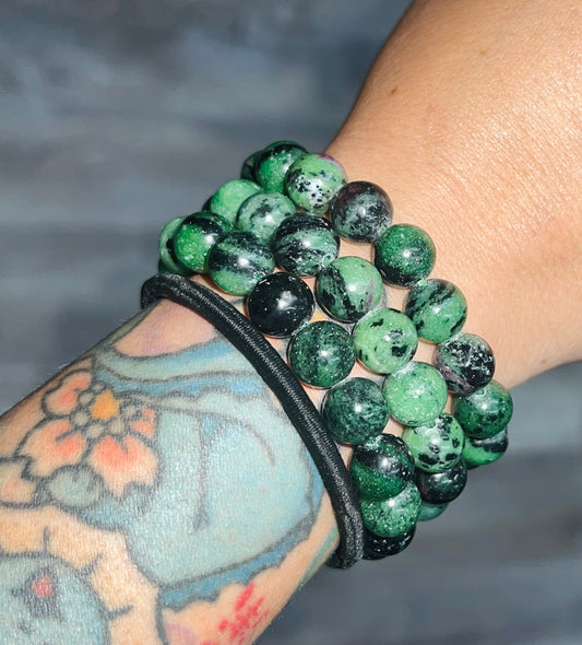 Ruby & Zoisite Bracelet