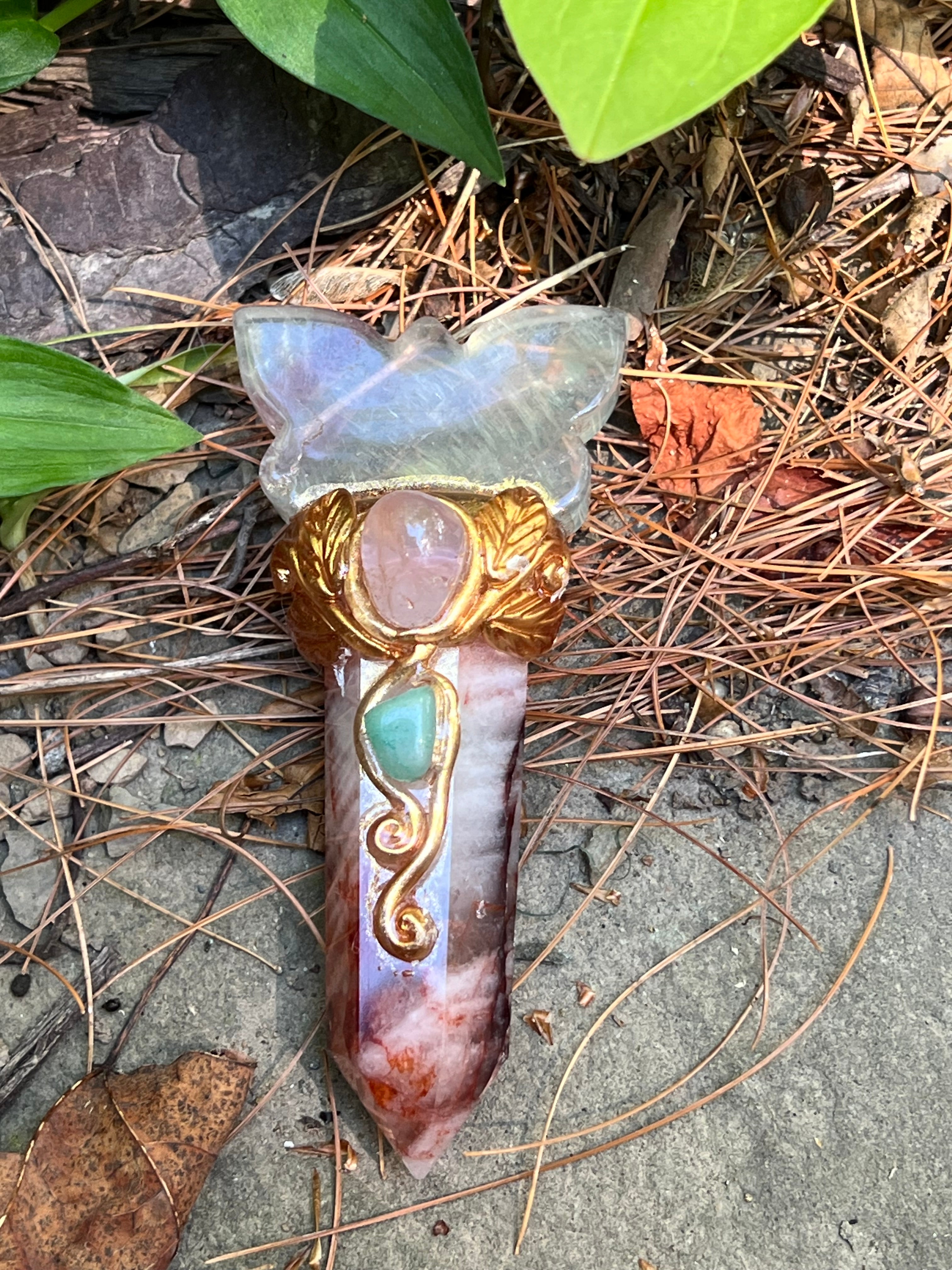 Butterfly Crystal Wand