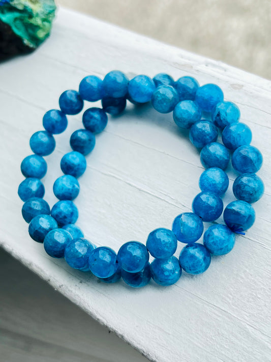 Blue Apatite Bracelet