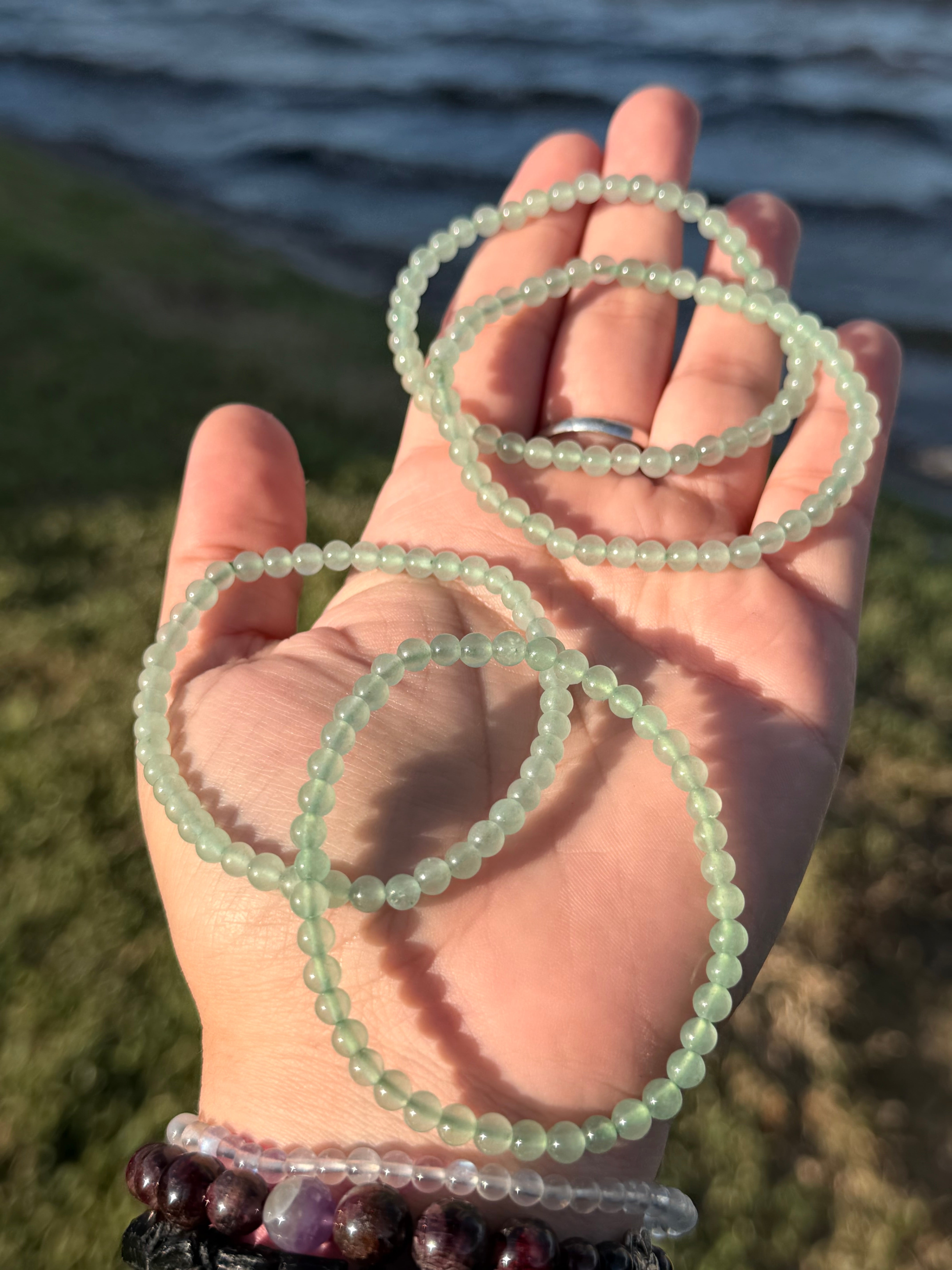 💚 Natural Green Aventurine 4mm Bracelet
