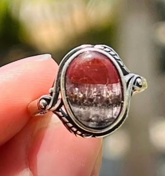 Auralite 23 Sterling Ring