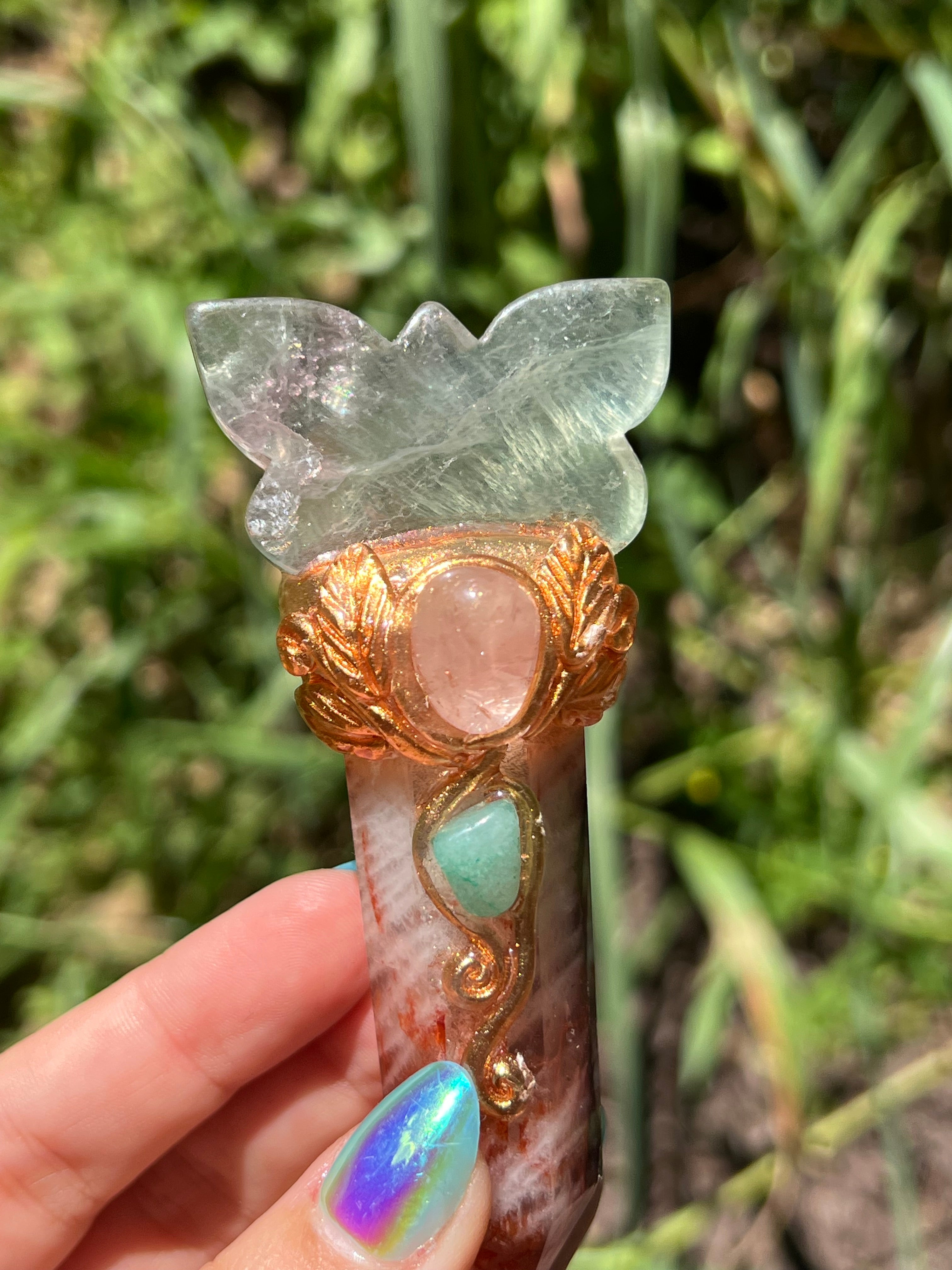 Butterfly Crystal Wand