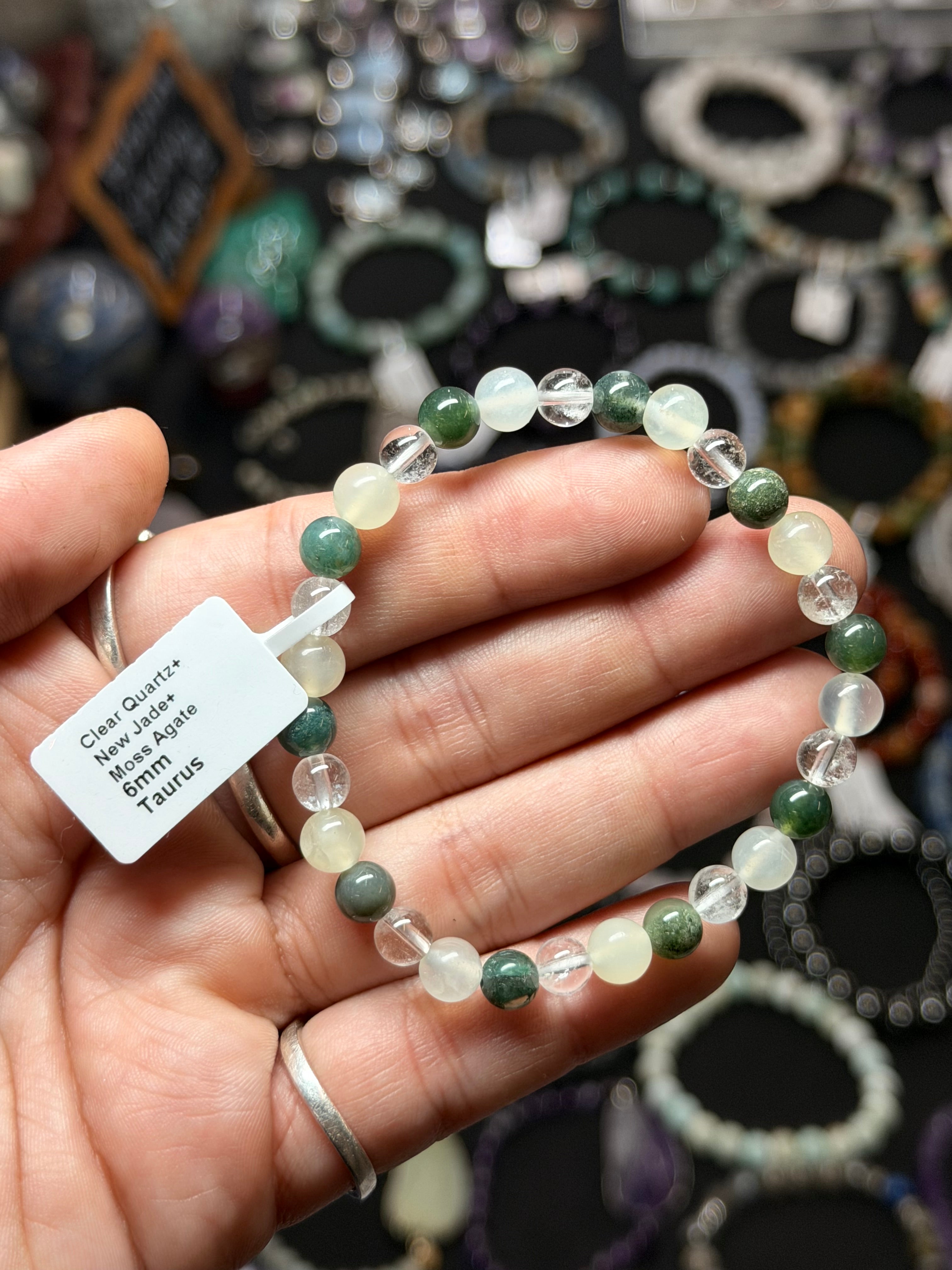 ♉ Taurus Zodiac Crystal Bracelet
