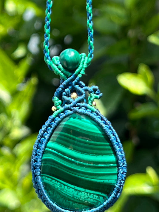 Malachite Crystal Necklace