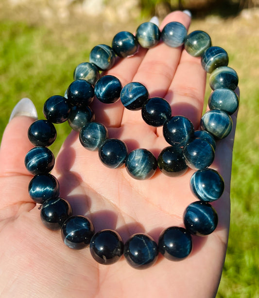 Blue Tiger Eye Bracelet