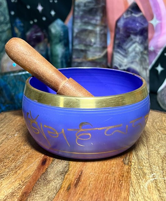 Ganesha Purple Sound Healing Bowl