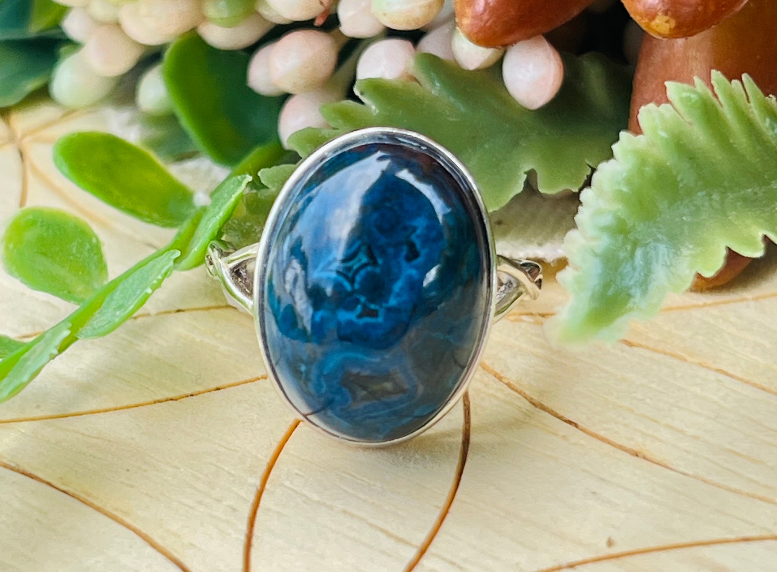 Azurite Sterling Ring