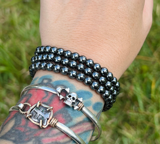 Hematite bracelets