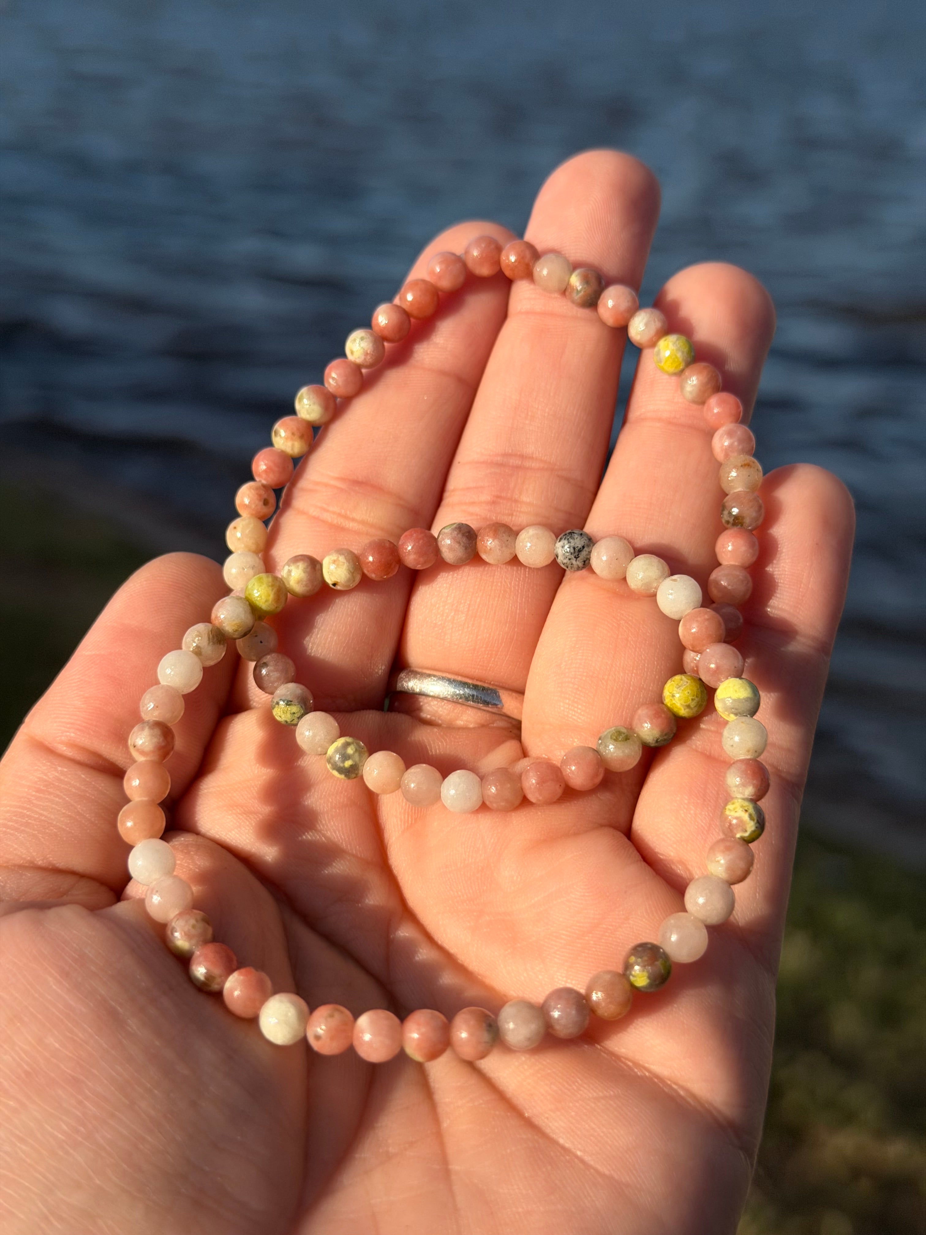 Natural Plum Jasper Bracelet