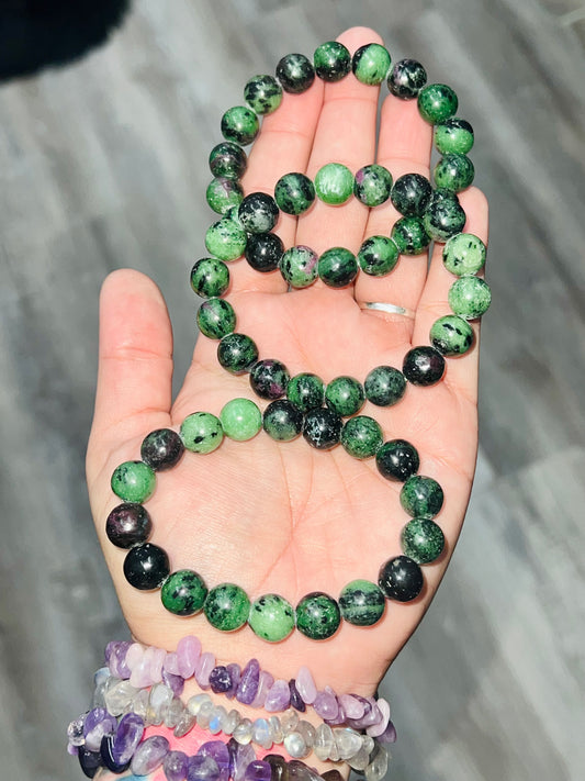 Ruby & Zoisite Bracelet