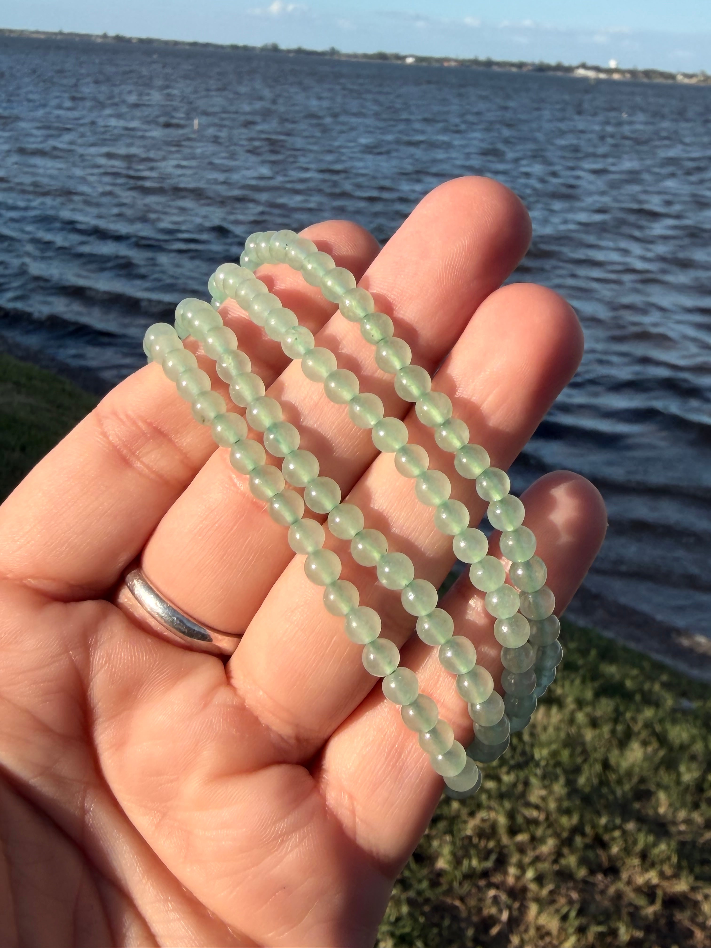 💚 Natural Green Aventurine 4mm Bracelet