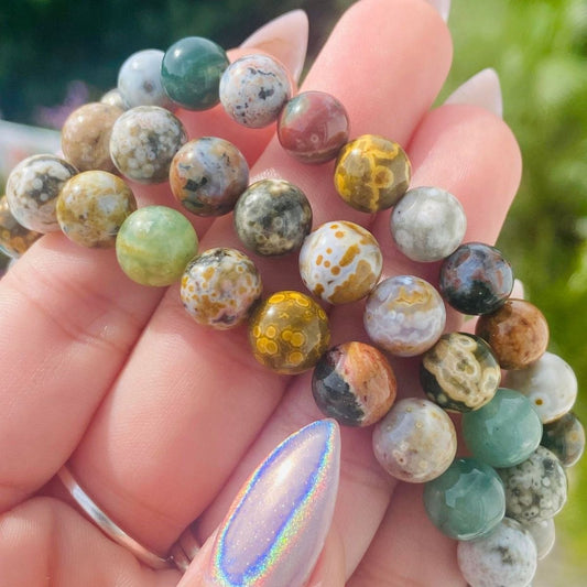 High-Quality Ocean Jasper Bracelet