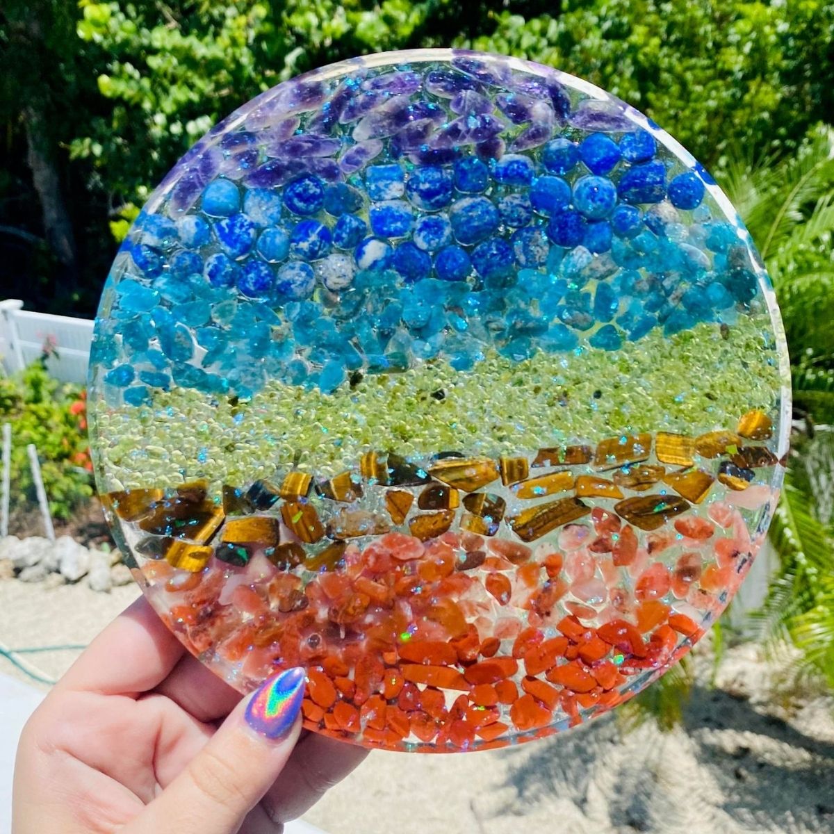 Large Chakra Charging Plate