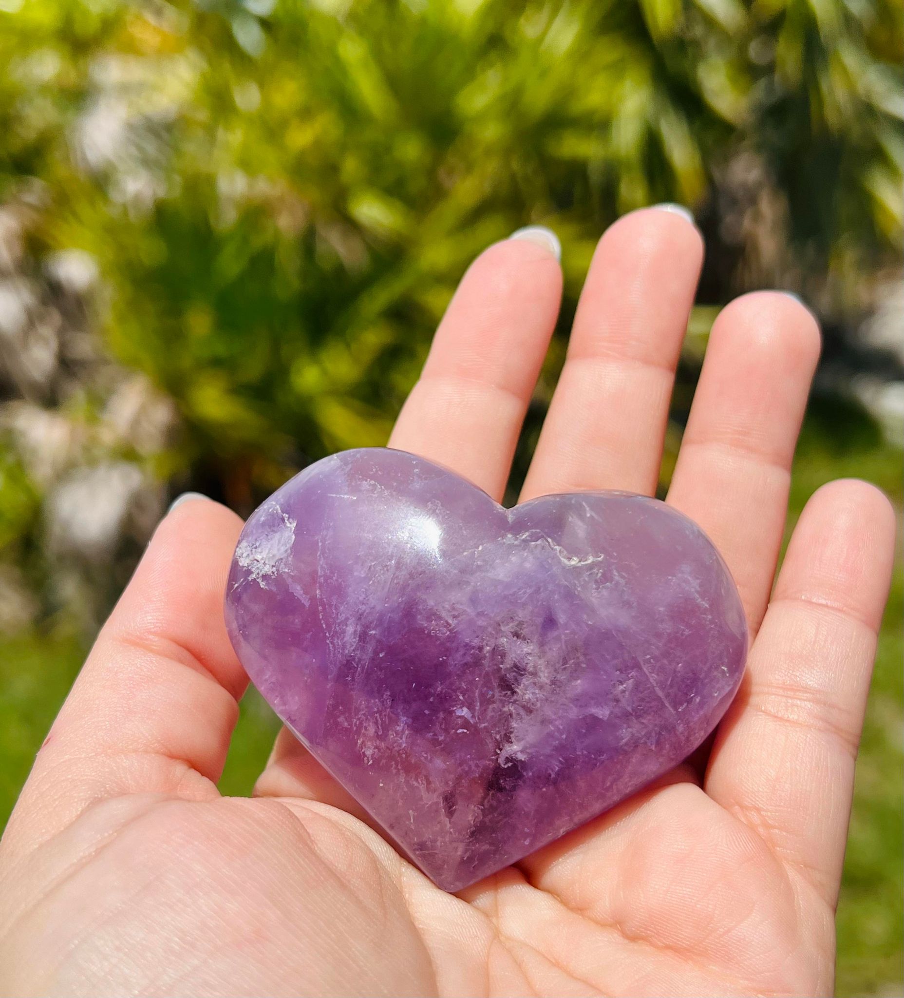 Amethyst Heart