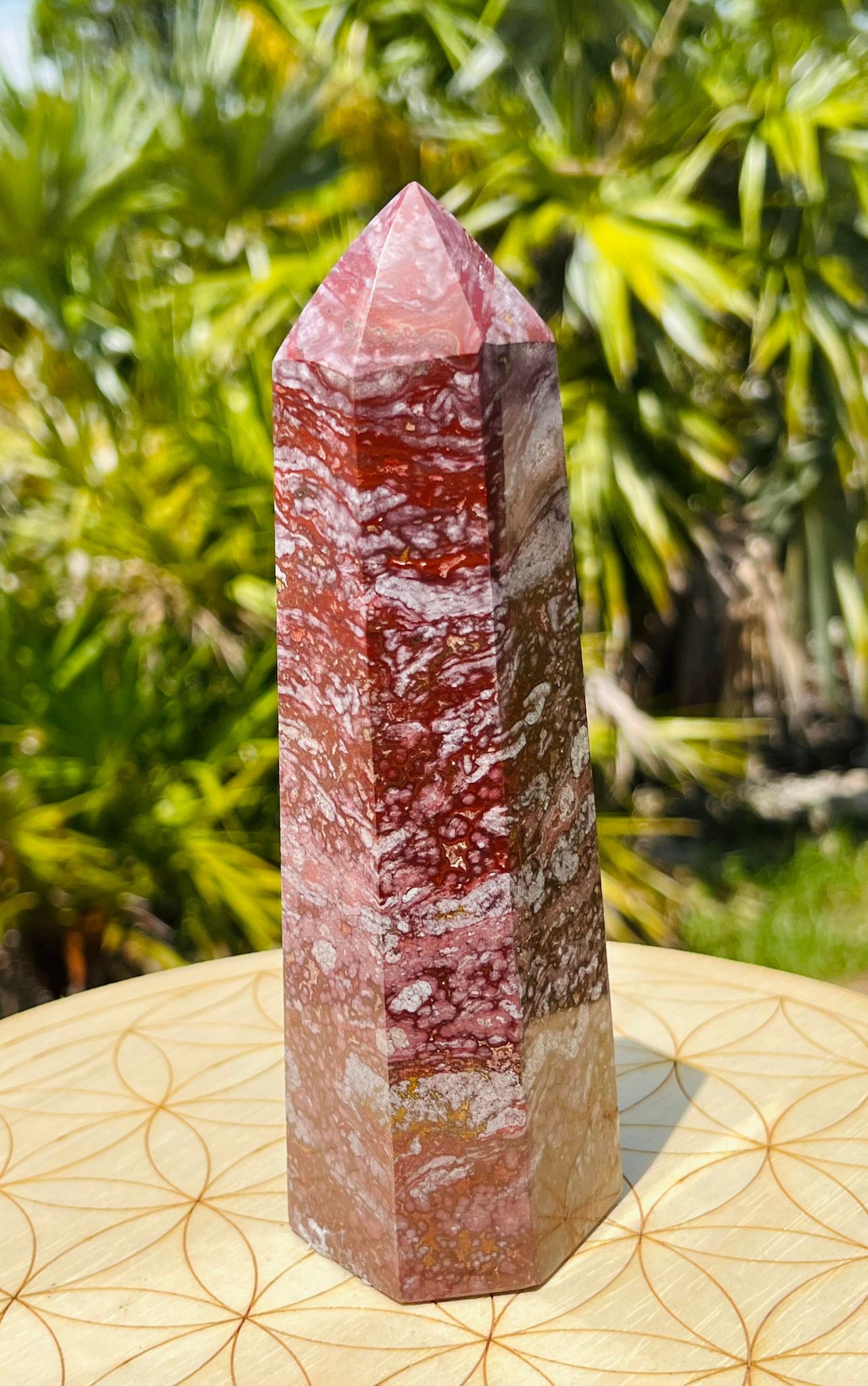 Purple Ocean Jasper Tower (XL)