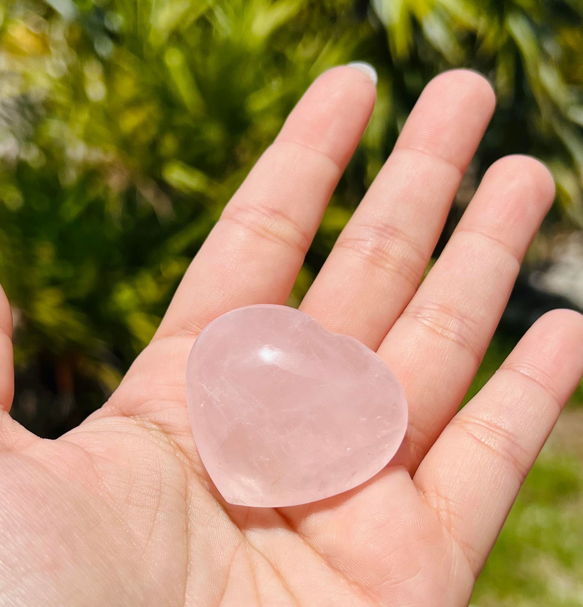 Rose Quartz Heart