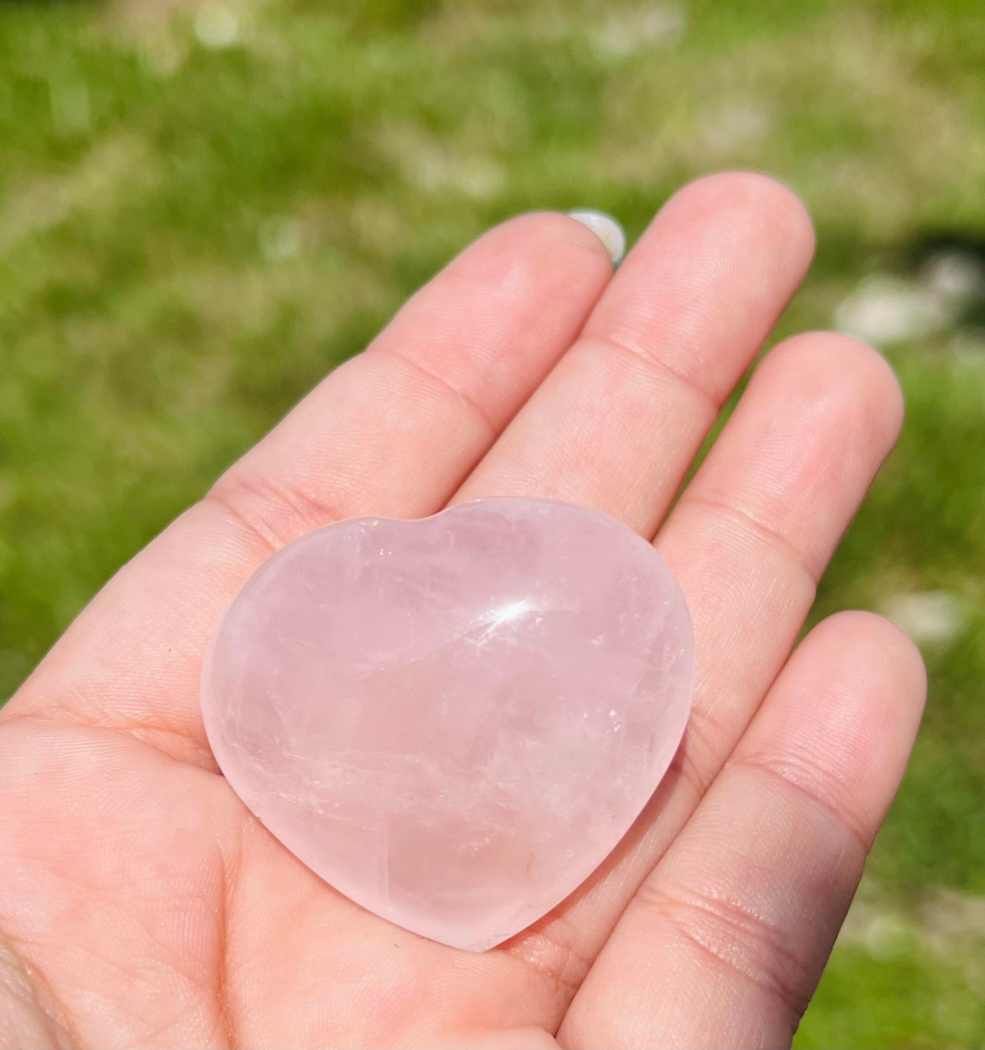 Rose Quartz Heart