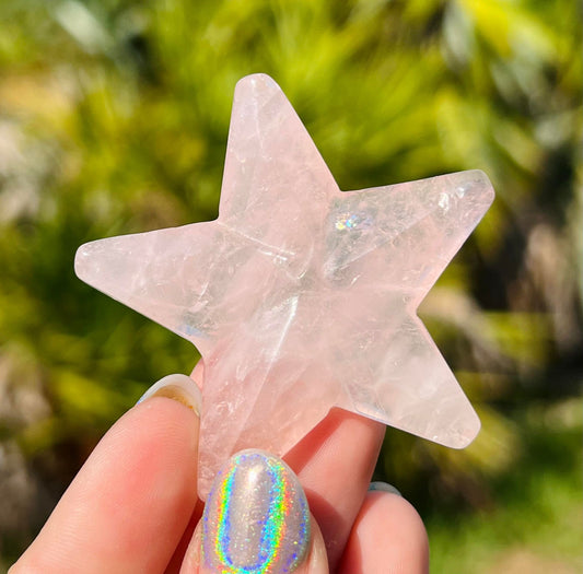 Rose Quartz Nautical Star