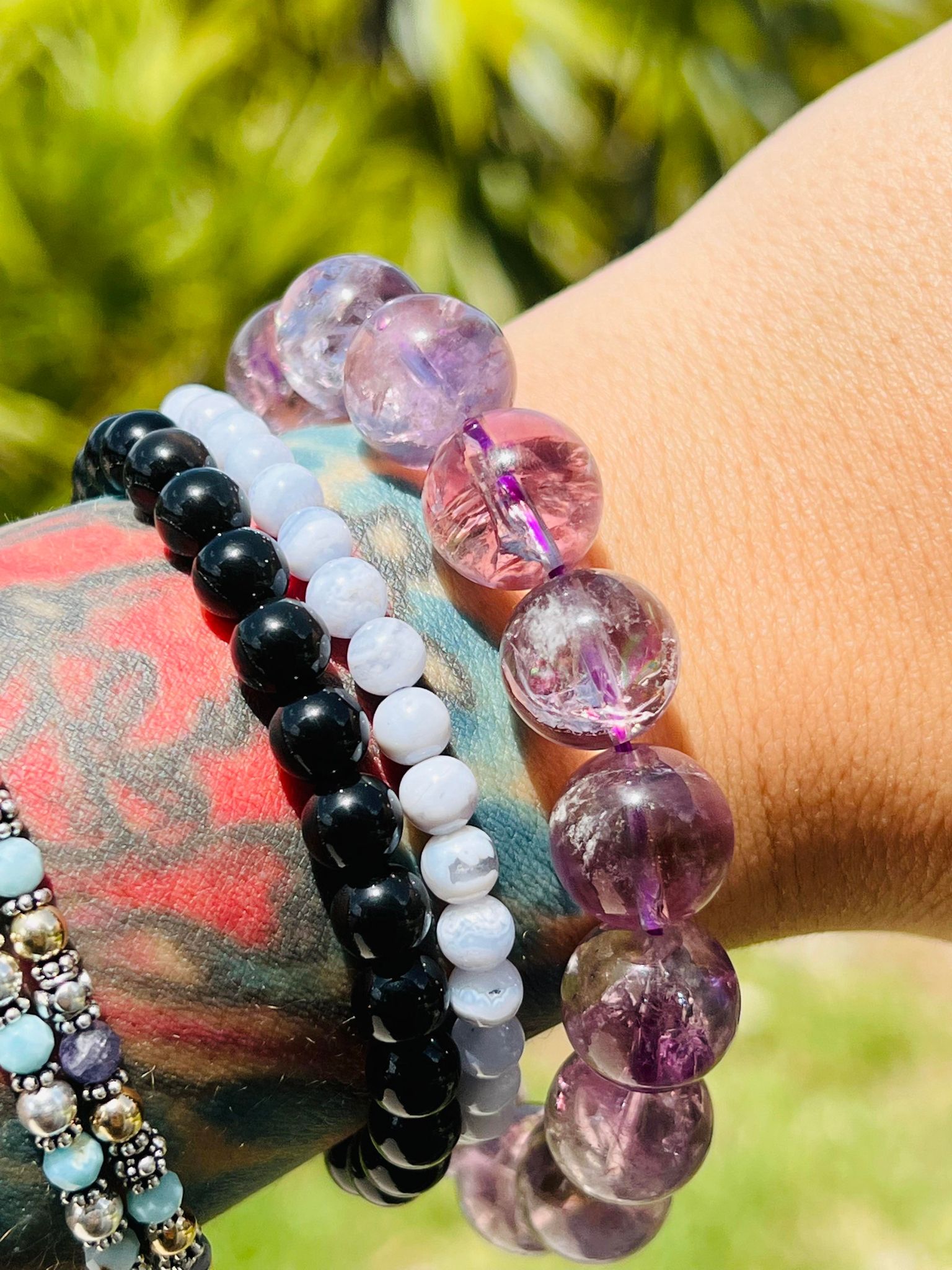 Rainbow Amethyst Bracelet