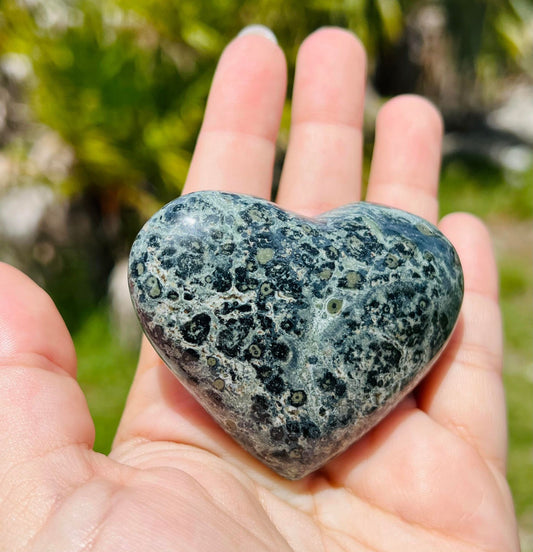 Kambaba Jasper Heart