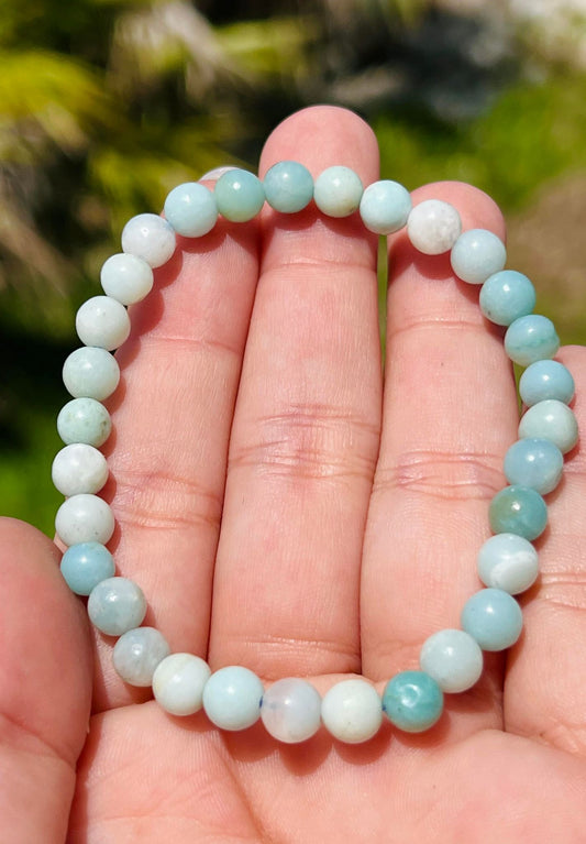 Blue Aragonite Bracelet