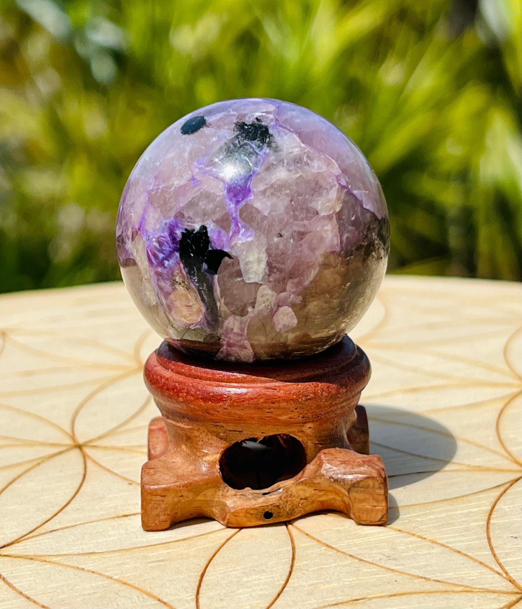 Charoite Sphere