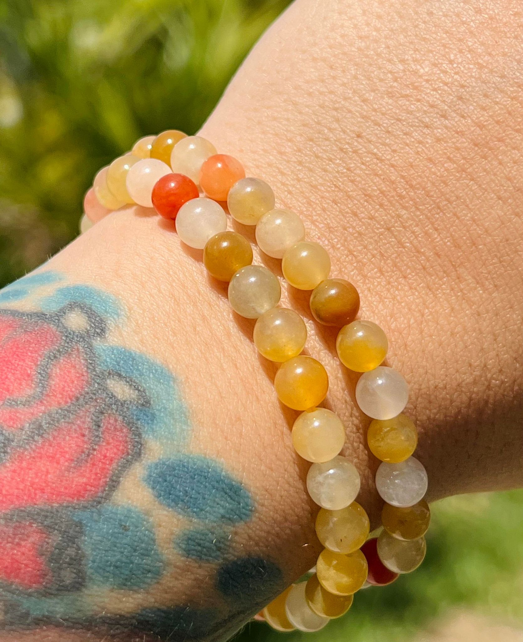 Yellow Jade Bracelet